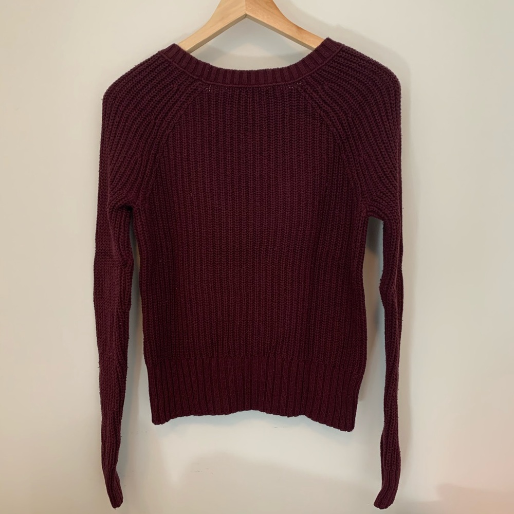 maroon sweater - Picture 2 of 3